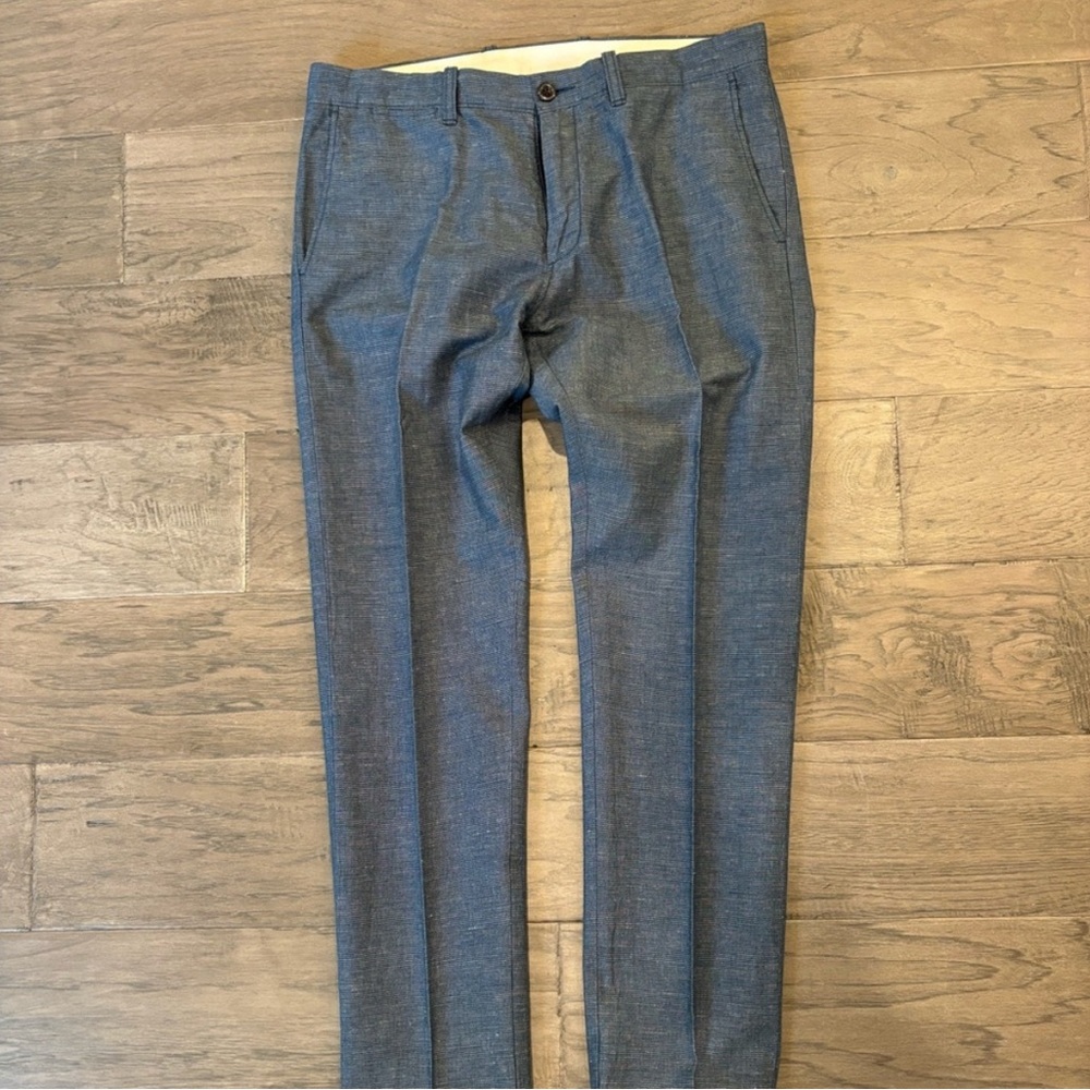 Men's Blue J Crew Dress Pants